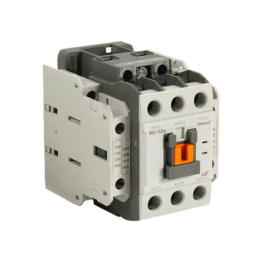 9A, 3-Pole Contactor, 120V AC coil, screw type, MC-9b-AC