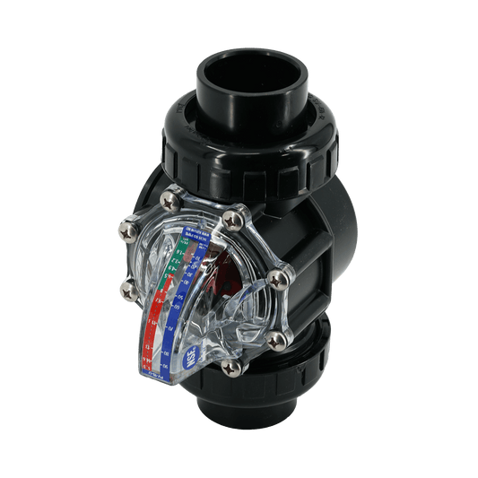 1.5" FlowVis flow meter, Union Body, FV-15-U