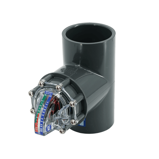 3" FlowVis flow meter for SCH40, FV-3-40