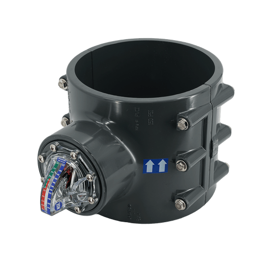 8" FlowVis flow meter, FV-8