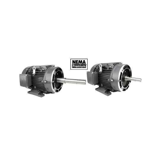 1HP, 1800 RPM, 143T Frame, Cast Iron Motor - GR3-CI-TF-143T-4-B-D-1